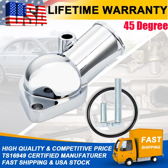 CHROME WATER NECK Thermostat Housing For Chevy V8 5.7L 350 454 Small Big Block 18.50 PicClick CA
