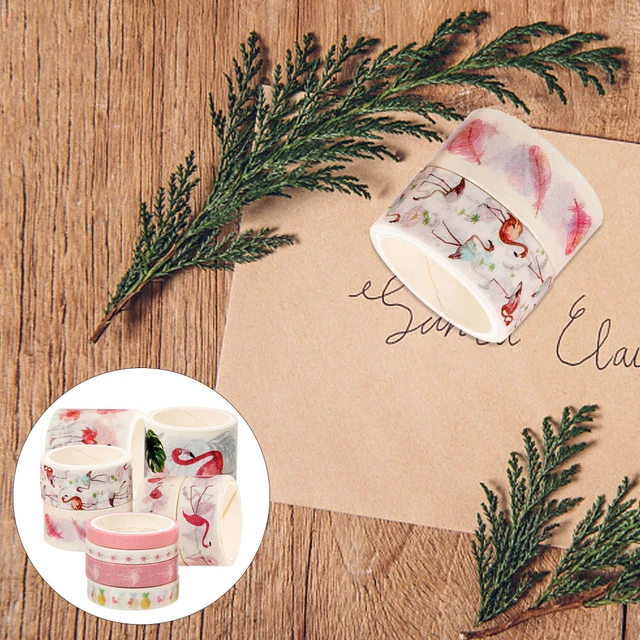 Nastro Washi Decorativo - 12 Rotoli Masking Tape Per Journaling, Scrapbooking E Fai Da Te