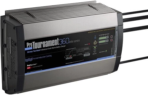 Promariner 52032 Pro Tournament 360 Elite Dual Charger - 36 Amp, 2 Bank