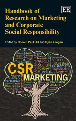 Ronald Paul Hil Handbook of Research on Marketing and Corporate Social R (Poche)