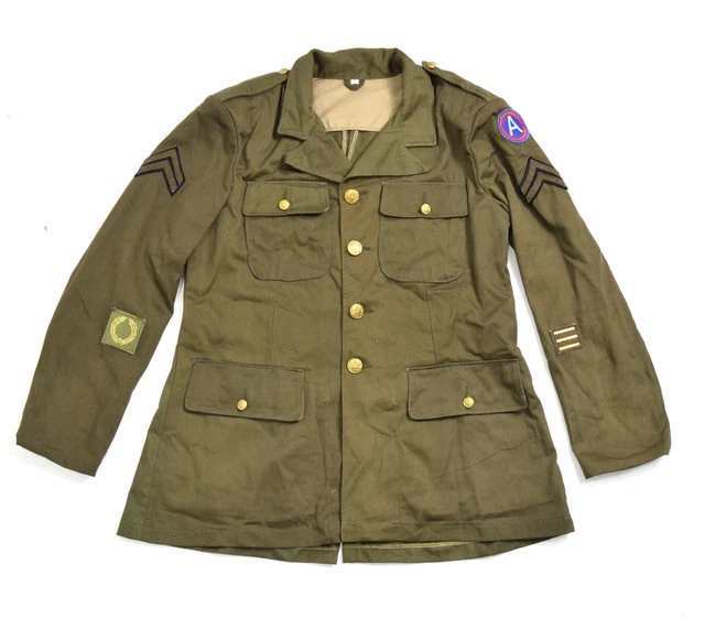 US ARMY WW2 Dress Uniform Jacket Enlisted Mans A Class Jacket 1942 USA