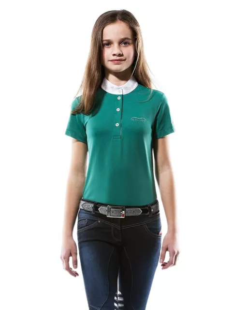 Animo Kindershirt Turniershirt Baciami, Farbe Smeralda, Gr. 10 Jahre (140)*NEU*