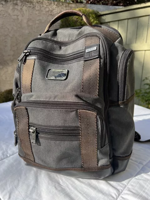 Tumi Alpha Bravo Ballistic Padded Laptop Backpack 222382at2 Anthracite Gray
