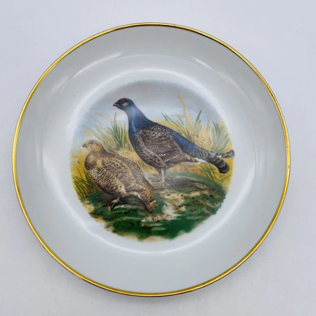 Naaman Israel Grouse Porcelain Plate 7-1/2" Game Birds of the World