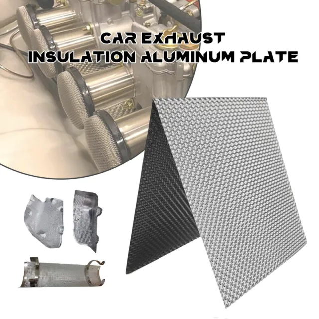Embossed Aluminum Automotive Heat Shield Barrier Exhaust For Car/Turbo Manifold
