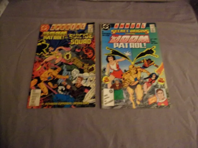 Lot of 2 The Doom Patrol DC Comic Books Annual 1987 & Special 1988