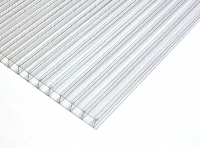 Polycarbonat Dachplatten Stegplatten KLAR Dick:4mm auf Ihr Maß Zuschnitt Platte