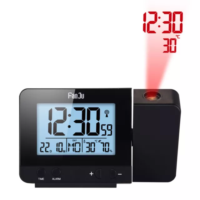 Digital Digital LED Clock Loud Clock Projection on Ceiling Wall Réveil à Project