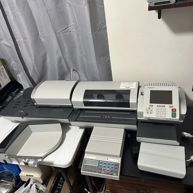 Neopost IN-700 Mailing Machine Base with Feeder Sealer and Scale