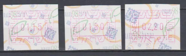 Israel 1998 ATM Briefmarkenweltausstellung EXPO, Klussendorf, postfrisch.