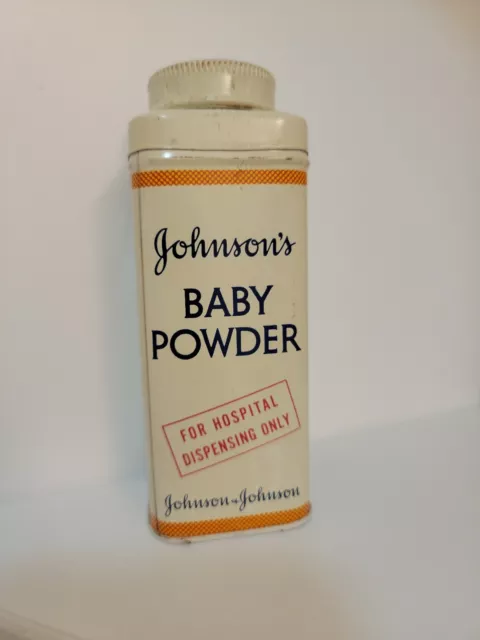1950's - 60's Johnson's Baby Powder "FOR HOSPITAL USE ONLY" Made in U.S.A.
