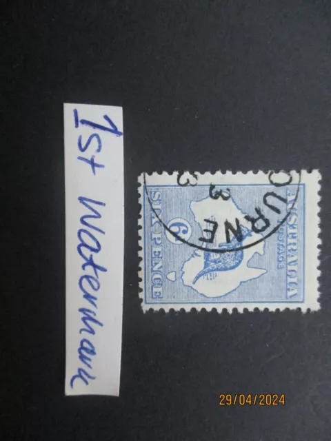 Kangaroo Stamps: 1st Watermark Used - Excellent Item, Must Have! (T6385)