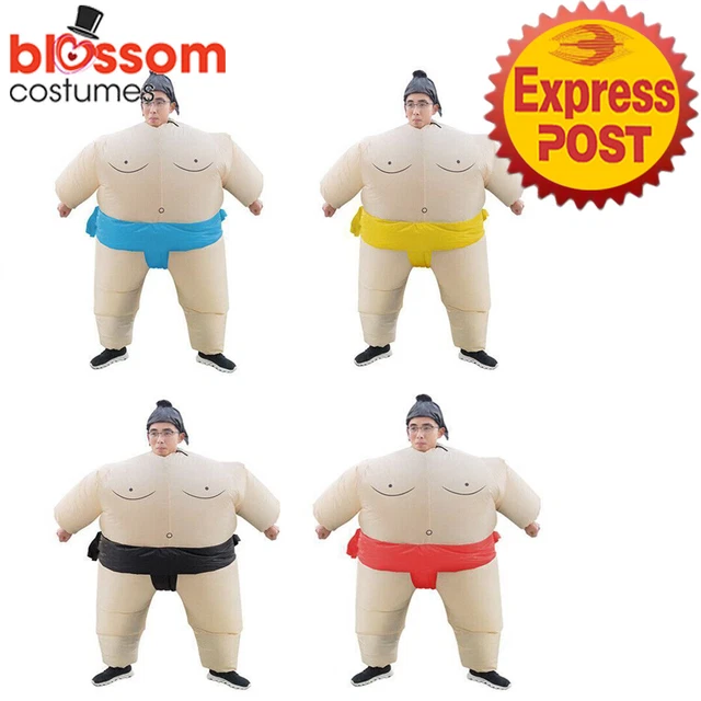 K354 MENS INFLATABLE Sumo Costume Wrestler Blow Up Adult Japanese