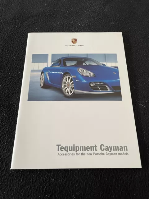 2009 Porsche Cayman & S Tequipment Brochure Accessories Catalog Carbon & Wheels