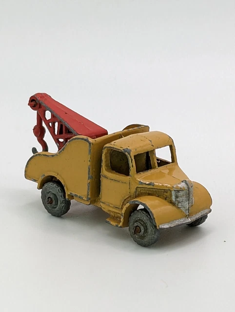 MATCHBOX LESNEY 13a Wreck Truck 1956 vintage diecast toy car MATCHBOX LESNEY 13a Wreck Truck 1956 vintage diecast toy car