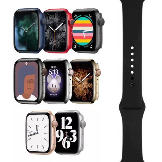 Apple Watch Series 6 - 40mm 44mm, GPS LTE, Red, Gold, Silver, Blue, Grey - Good