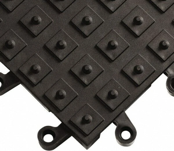 Wearwell 18" Long x 18" Wide x 7/8" Thick, Anti-Fatigue Modular Matting Solid...
