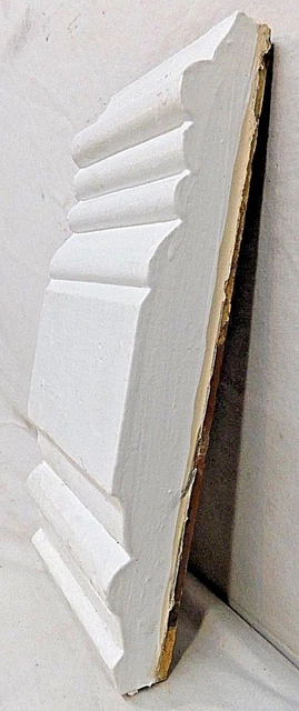 Antique Victorian Door Trim Rosette Plinth Block - C. 1870 Architectural Salvage 4