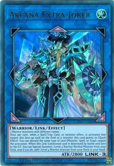 Arcana Extra Joker - CT15-EN006 - Ultra Rare Limited Edition Yugioh