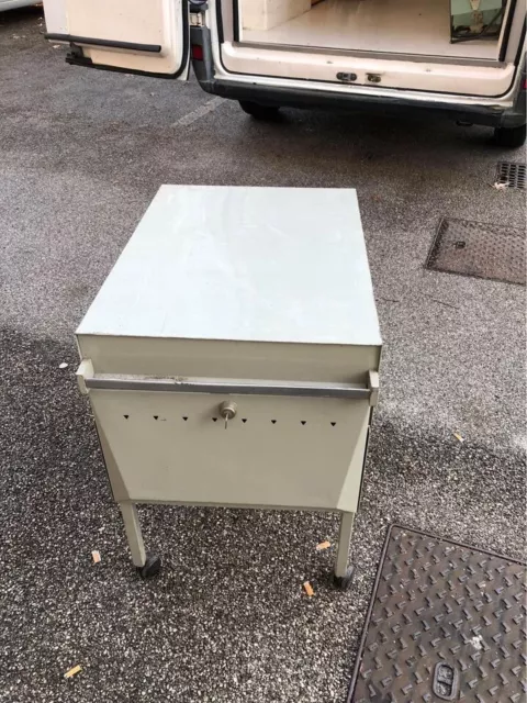 Eccezionale Contenitore Classificatore Schedario Olivetti Synthesis