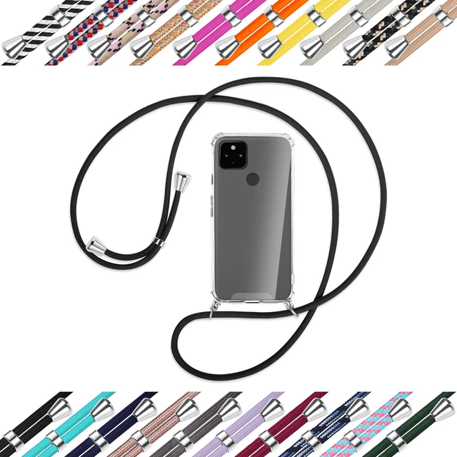 Cadorabo Chaîne de téléphone portable pour Google PIXEL 4 Necklace Coque
