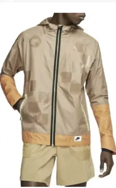 Nike Shield Flash Reflective Running Jacket Windbreaker BV5615-243 Mens Med $175