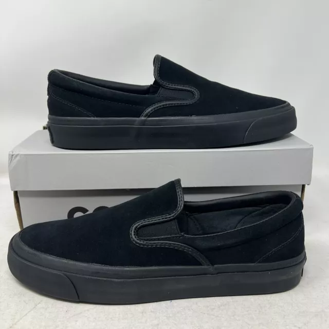 CONVERSE ONE STAR CC Pro Slip On Black Men's Suede Skate Low Top ...