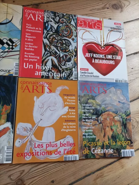 Revue Connaissance des arts  Kadinsky Koons Pollock Picasso Cézanne Expositions 3