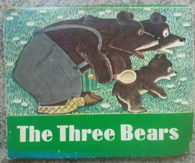 The Three Bears Pop-up-book by Lev Tolstoy 1977 (printed in USSR) VGC RARE