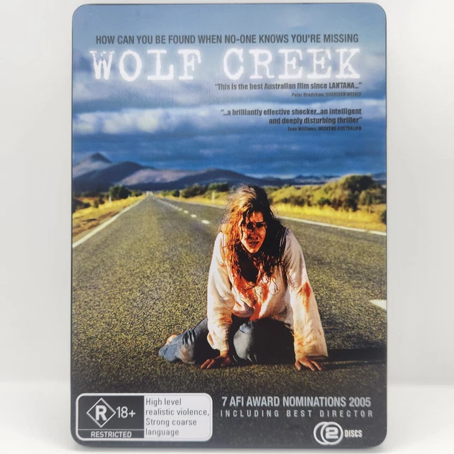 Wolf Creek (2005) Steelbook - Horror - Region 4 - AUS *Good Condition* 2 DVD