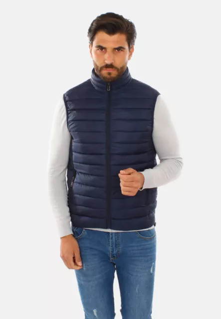 Piumino Uomo Smanicato Slim fit 100 Grammi Giacca Leggera Primaverile Estiva