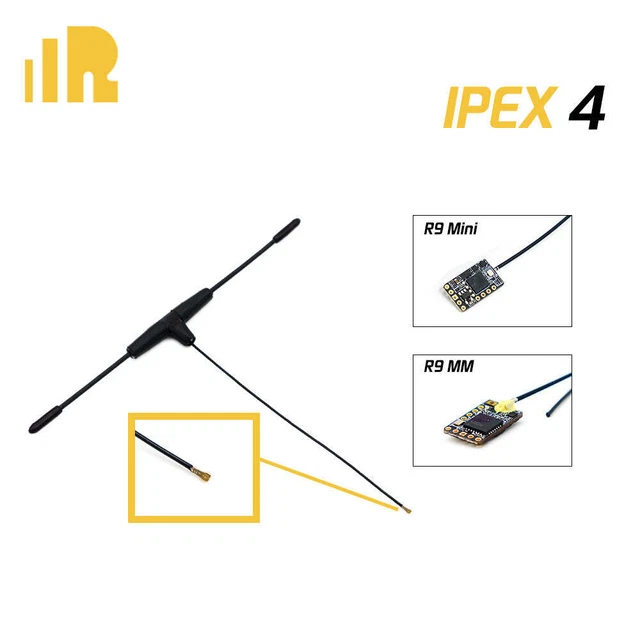 FrSky R9 900MHz Dipole T Antenna - IPEX4 (R9 Mini / R9MM) - US Dealer FrSky R9 900MHz Dipole T Antenna - IPEX4 (R9 Mini / R9MM) - US Dealer