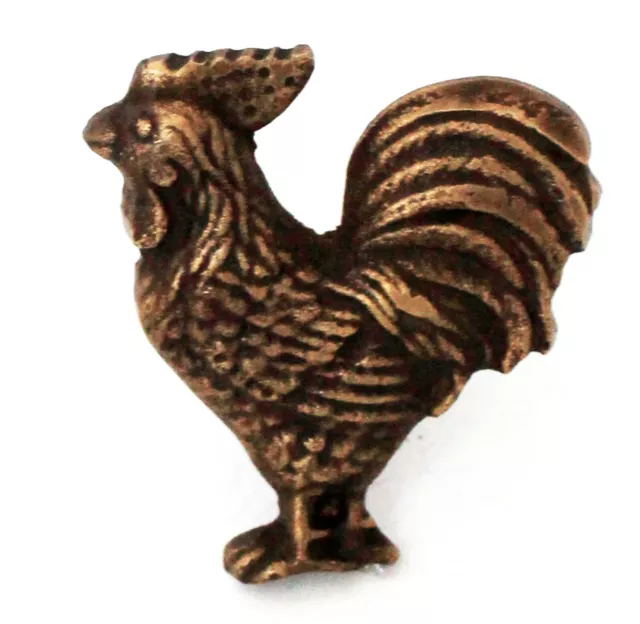 COCKREL CKICKEN DOOR HANDLE SOLID BRASS DRAWER  CUPBOARD PULL KNOBS  knob new