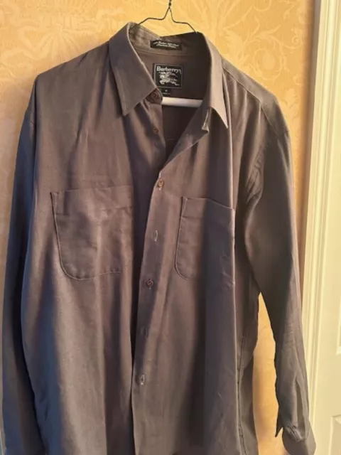 Burberry Men’s Shirt – Dark Gray – Size M – brand new without tags