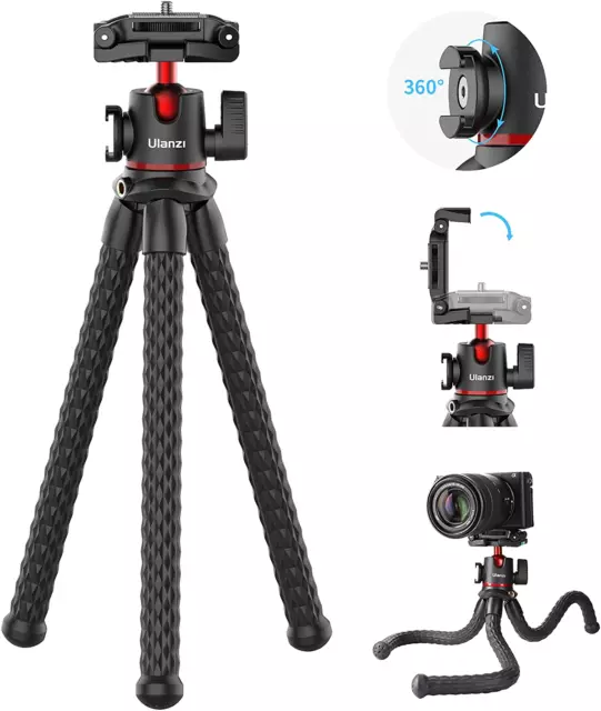 MT-33 Multifunctional Flexible Mini Octopus Tripod For Canon Nikon Sony Cameras