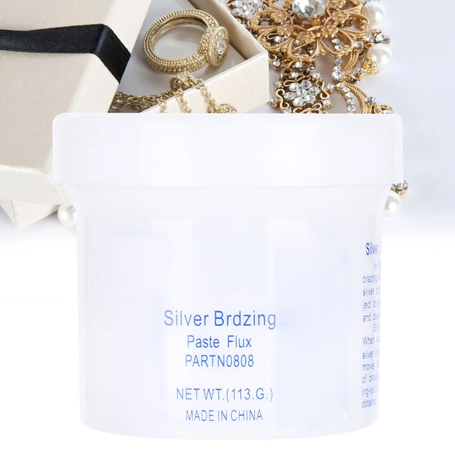 (Brazing Powder)Gold Silver Brazing Flux Powder Welding Jewelry Making JFF