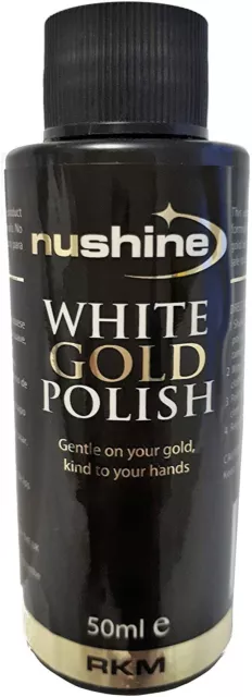 White Gold Polish 50Mls  - Polish Your Jewellery To An Amazing Shine ~ Non Toxic