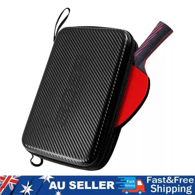 Portable Hard Protective Table Tennis Racket Case Bag PingPong Bat Padd Cover AU