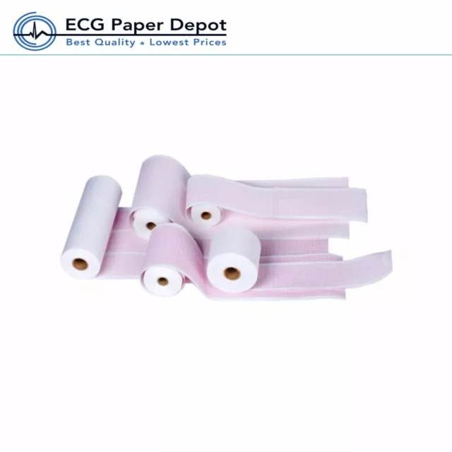 Papier d'enregistrement thermique ECG ECG Mortara compatible Z-Fold rouleaux 1 tampon 2