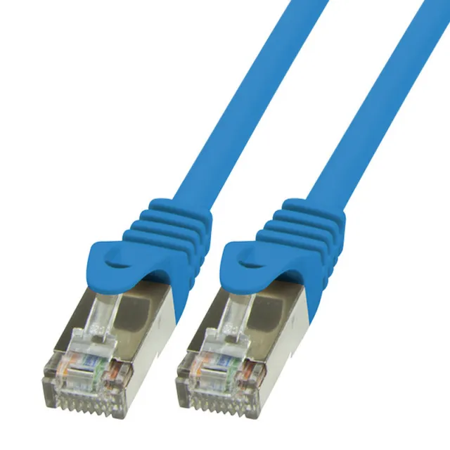 1,5m CAT.6 Patchkabel Netzwerkkabel SFTP blau LAN Ethernet DSL RJ45 Kabel