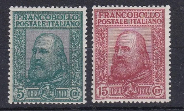 ITALY (22a104) SG 81-82 - 1910 Naples & Sicily set - VLH - usual gum