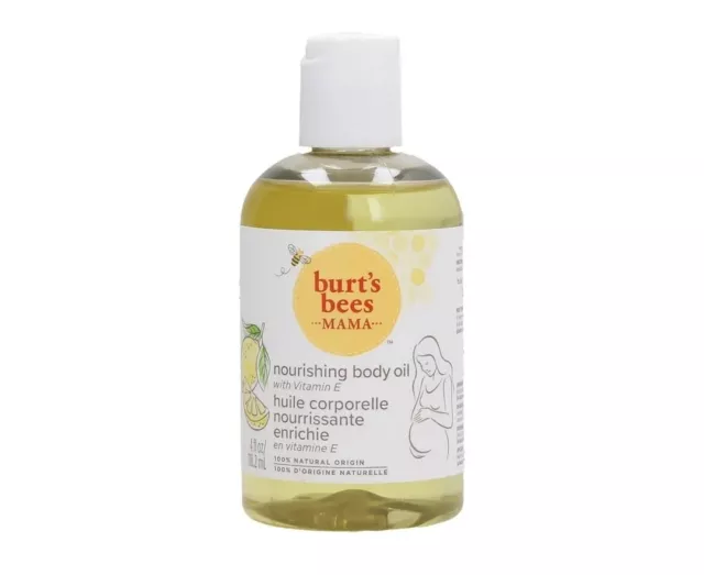 Burt's Bees Mama Bee Nourishing Vitamin E Body Oil, 100% Natural Origin, 115ml