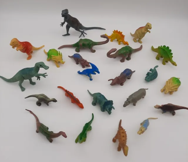 Dinosaur Toys Mixed Lot Vintage & Modern 1-5" Small Plastic