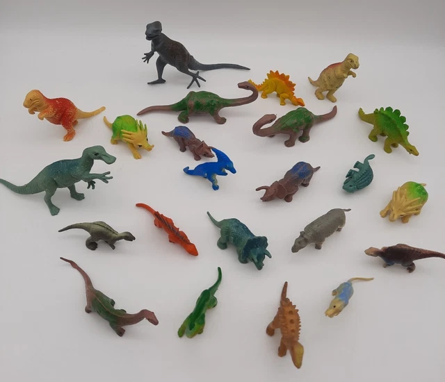 Dinosaur Toys Mixed Lot Vintage & Modern 1-5" Small Plastic