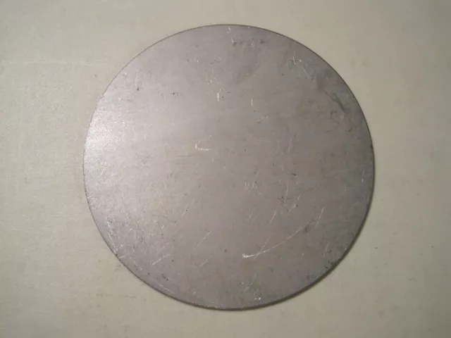 1/8" Steel Plate, Disc Shaped, 1" Diameter, .125 A1011 Steel, Round, Circle