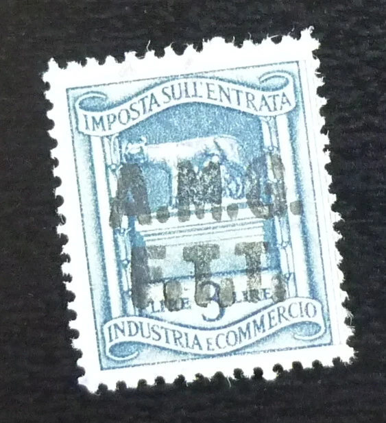 Trieste - Italy - Yugoslavia - AMG FTT Revenue Stamp - 3 Lire A10