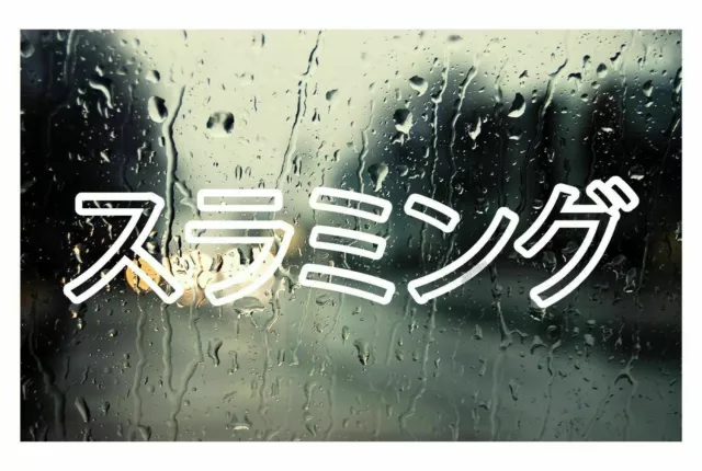 Slammed car window jdm DECAL / Sticker - Pick Your Color - Japanese Style