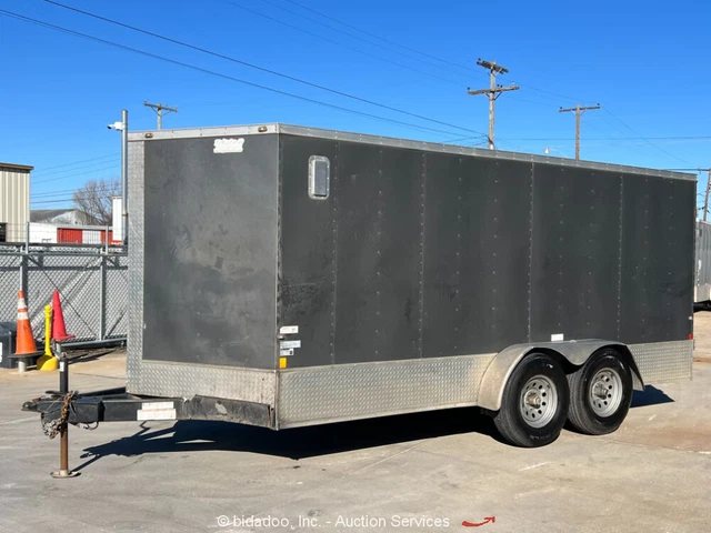 2020 Cargo Craft Inc, RV7182 V-Nose Enclosed T/A Utility Trailer bidadoo