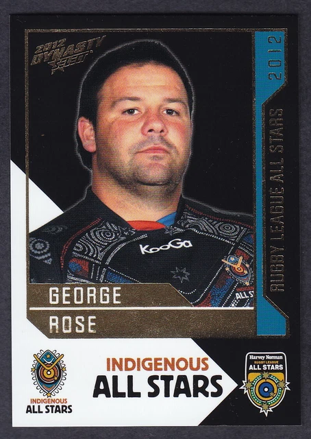 George Rose 2012 SELECT DYNASTY All Star George Rose No. As10 EUR 2,20 - PicClick FR