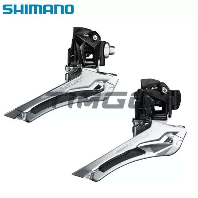 Shimano 105 FD-R7000 FD-5801 Road 2×11 Speed Front derailleur Braze-on Clamp-on